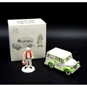 Department 56 Snow Village "Home Delivery" Milk Man & Truck #5162-4 Box